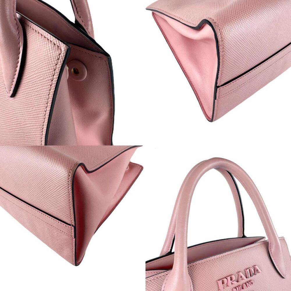 PRADA Pink Leather Shoulder Bag - Picture 4 of 5